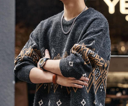 Ethnic Vintage Knit Jumper