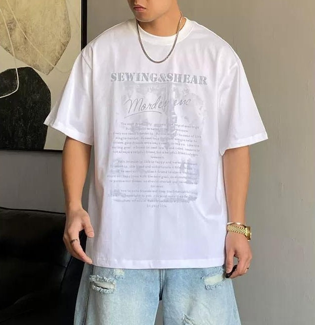 サマー カジュアル ギャングスタ Tシャツ