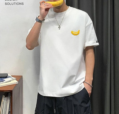 ルーズコットンプラントTシャツ