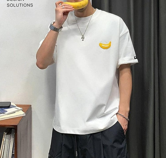 ルーズコットンプラントTシャツ