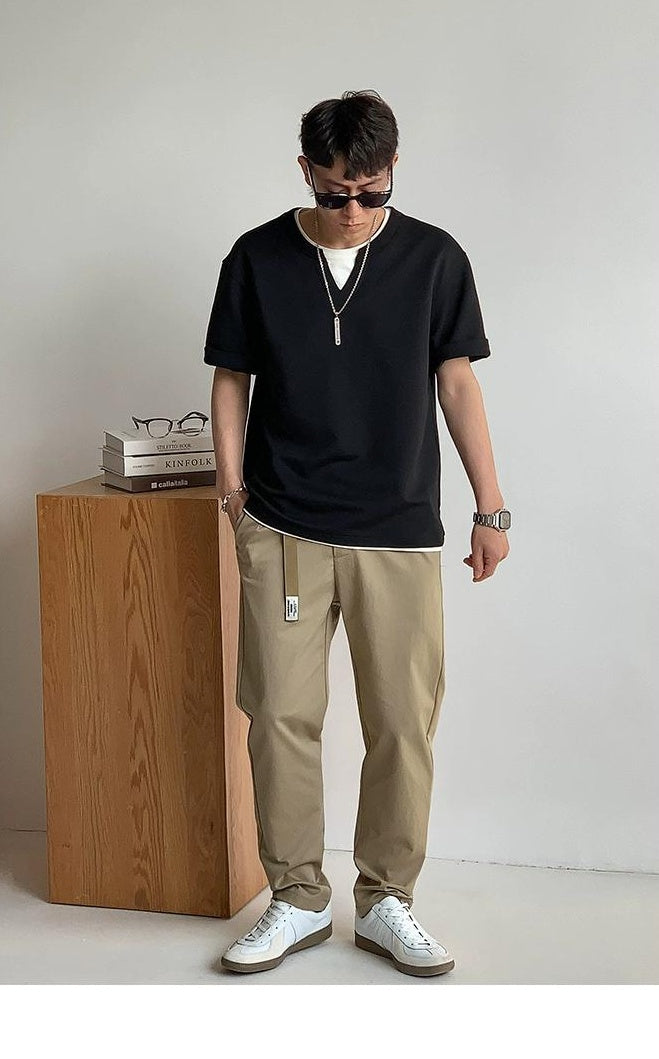 Casual Solid Color T-Shirt