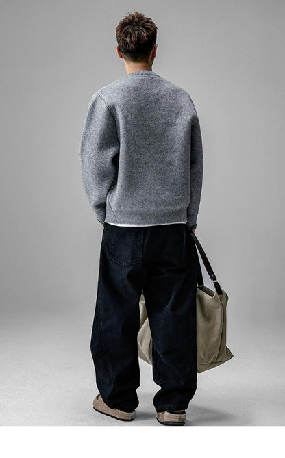 Patchwork Button Cardigan