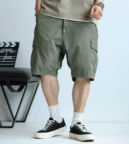 Multi-Pocket Casual Shorts
