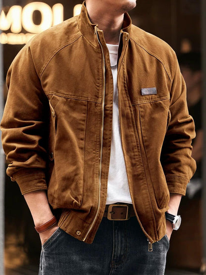 Retro Cotton Work Jacket