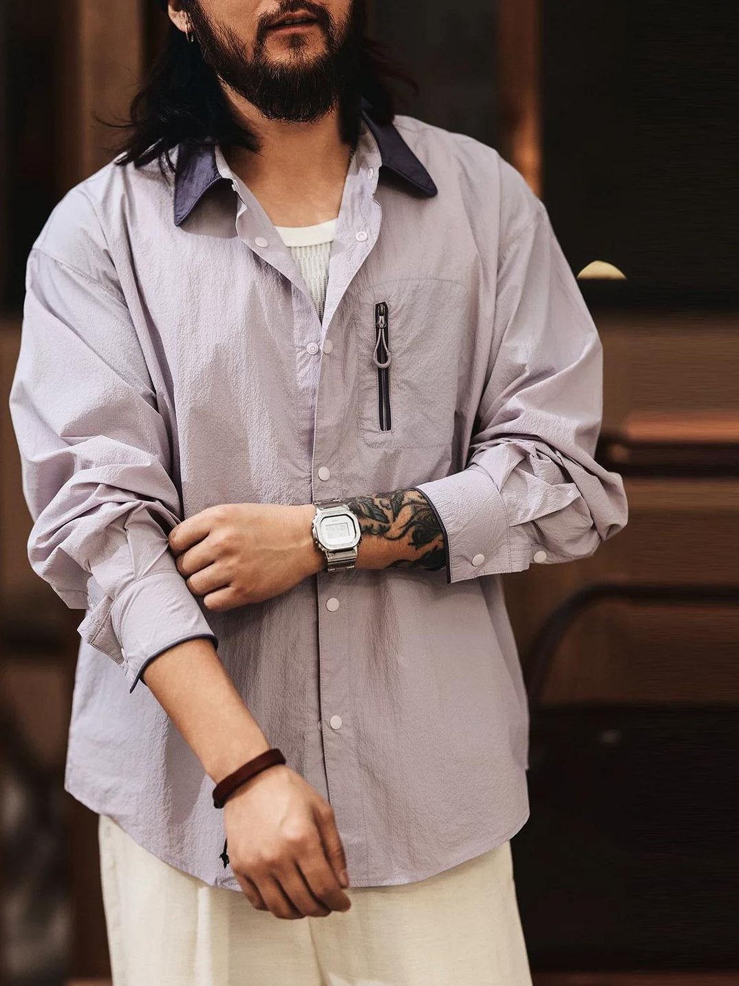 クール UVプロテクション カーディガン シャツ