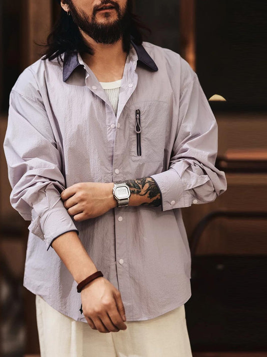 クール UVプロテクション カーディガン シャツ