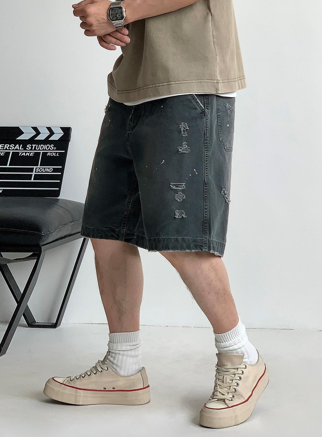 Wide-Leg Shorts