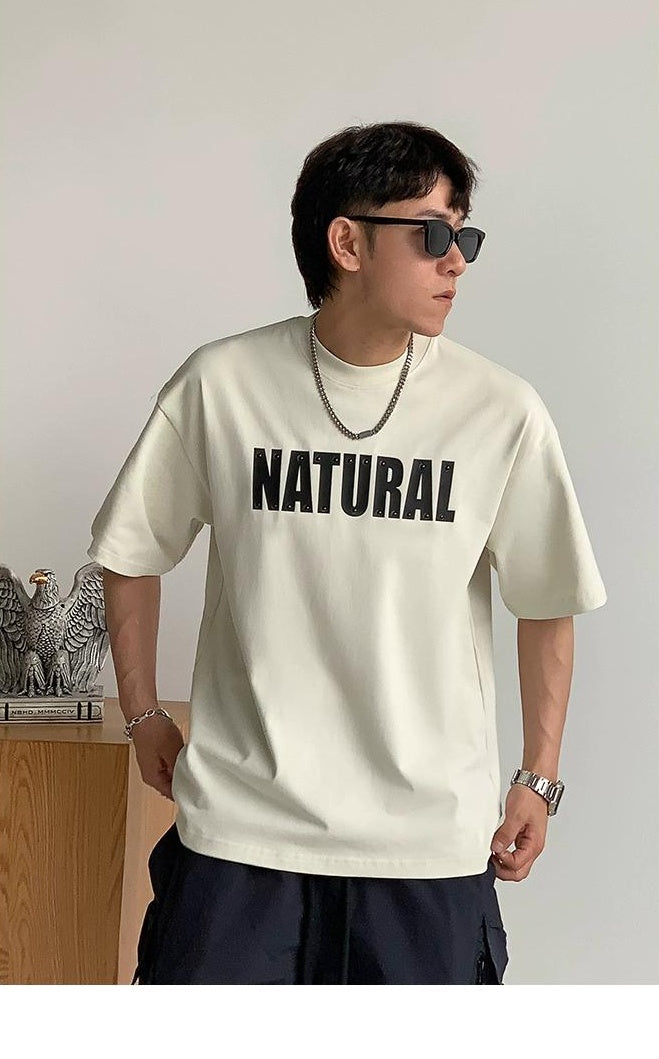 Rivet Print Short Sleeve T-Shirt