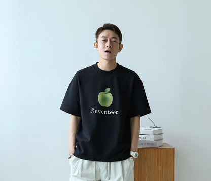 Heavyweight Apple Print Tee