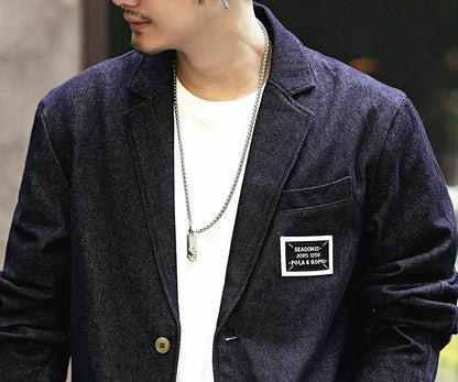 ヴィンテージブルーデニムブレザー