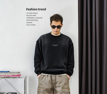 Fleece Layered Streetwear Top