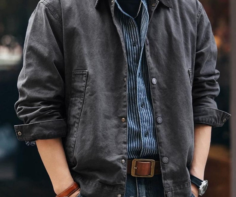 ウォッシュド カジュアル ワークジャケット