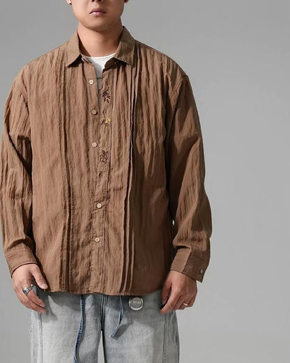 アメリカン・ルーズ・ラペル・シャツ