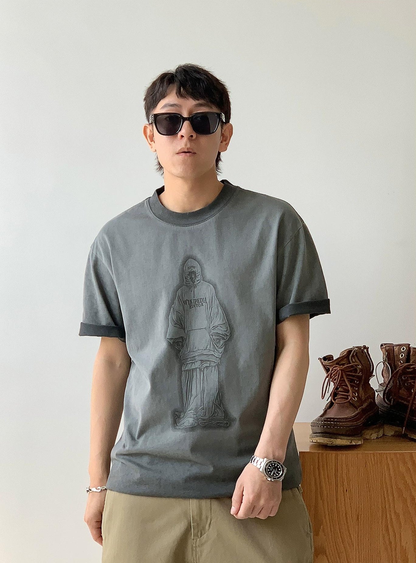 Fun Letter Print Tee