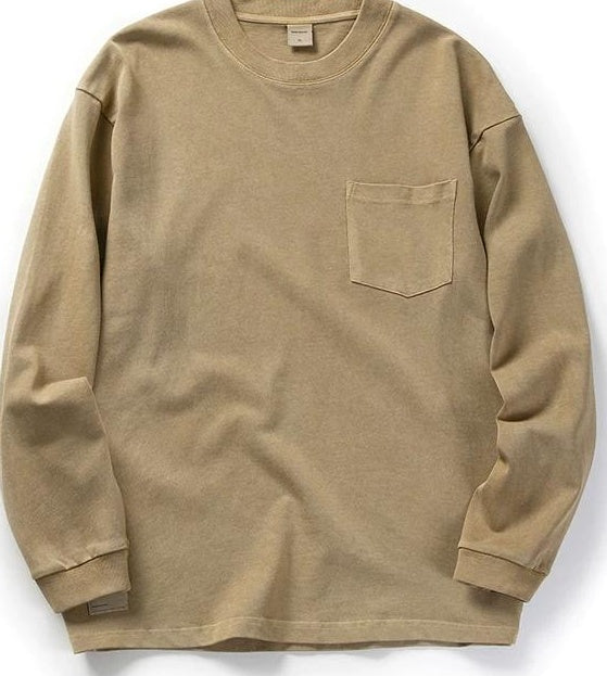 レトロラグランロングスリーブTシャツ