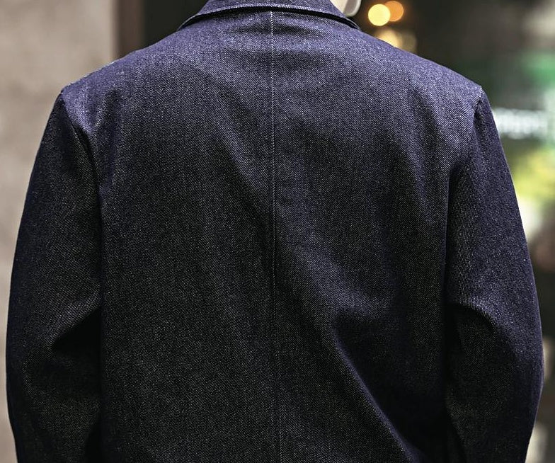 ヴィンテージブルーデニムブレザー