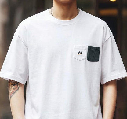カジュアル オーバーサイズ クルーネック Tシャツ