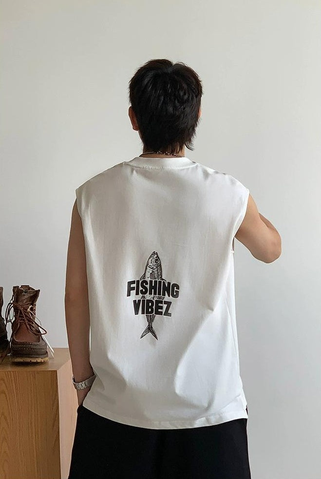 Sleeveless tank tee