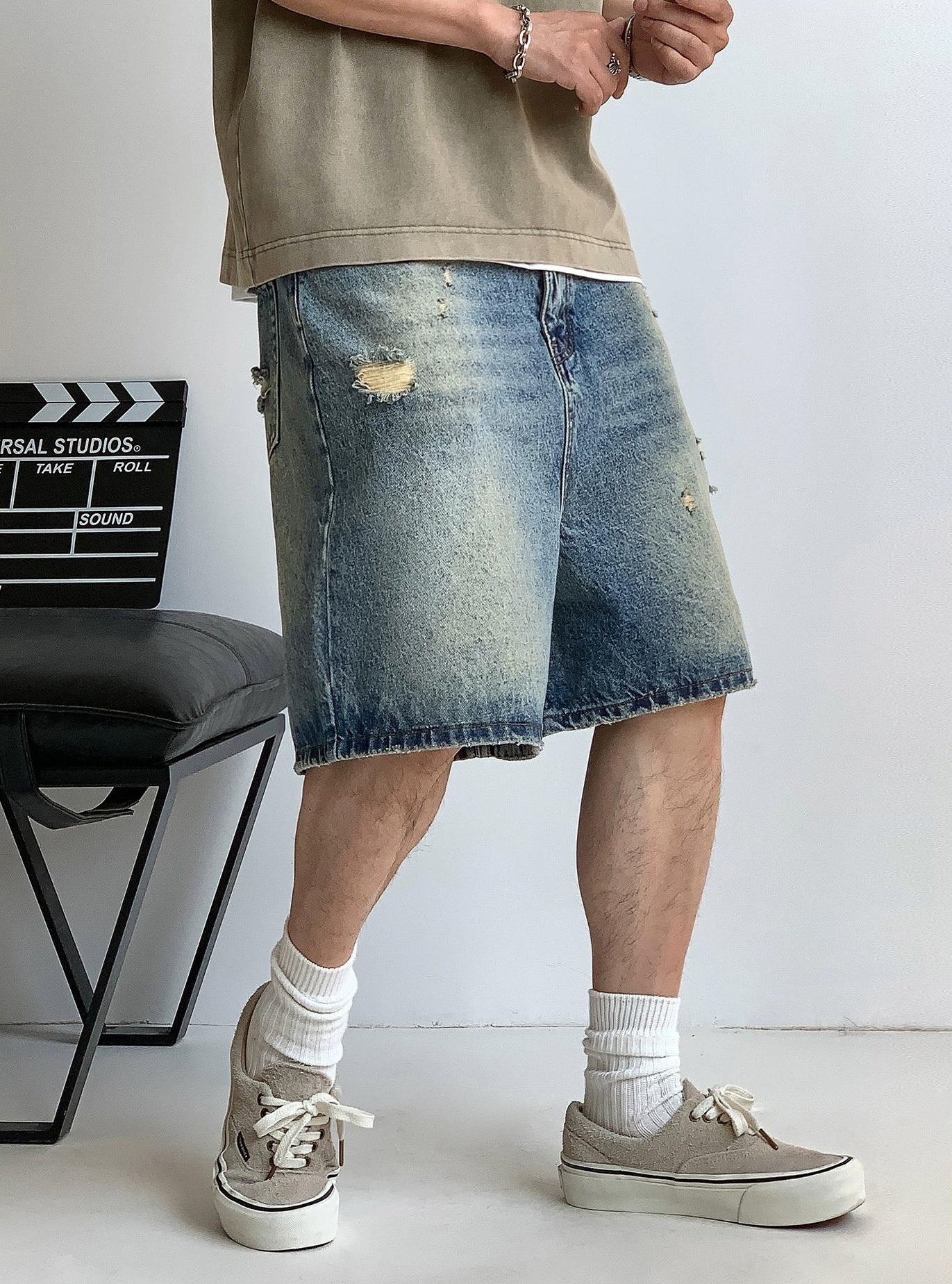 Summer Loose Jean Shorts