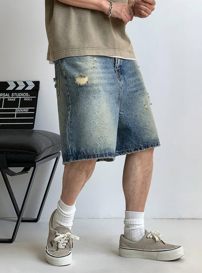 Summer Loose Jean Shorts