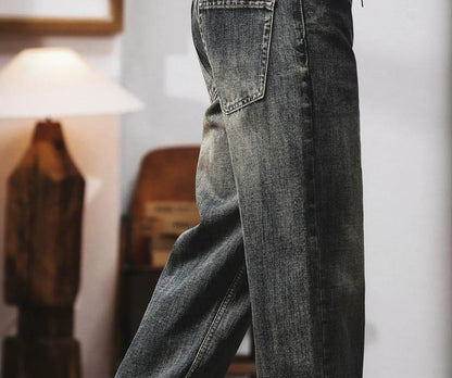 レトロヘビーウェイトワイドジーンズ