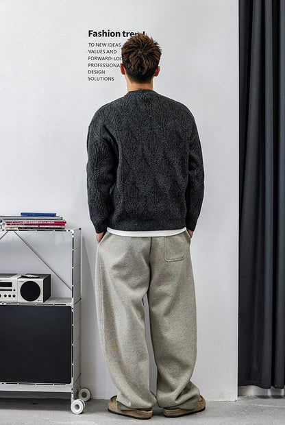 ツイストパターンニットジャンパー