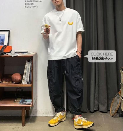 ルーズコットンプラントTシャツ