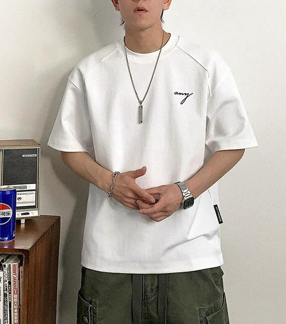 ヘビー刺繍ショートスリーブTシャツ