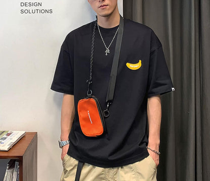 ルーズコットンプラントTシャツ