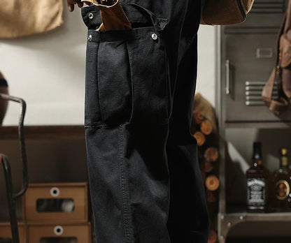 ワイドレッグマルチポケットパンツ