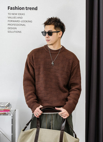 Heavyweight Twist Floral Pullover