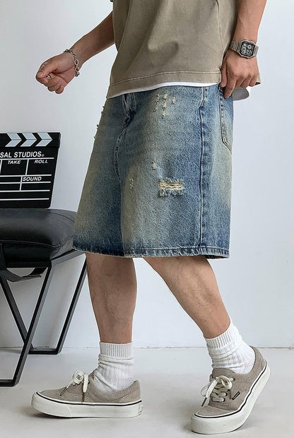 Summer Loose Jean Shorts