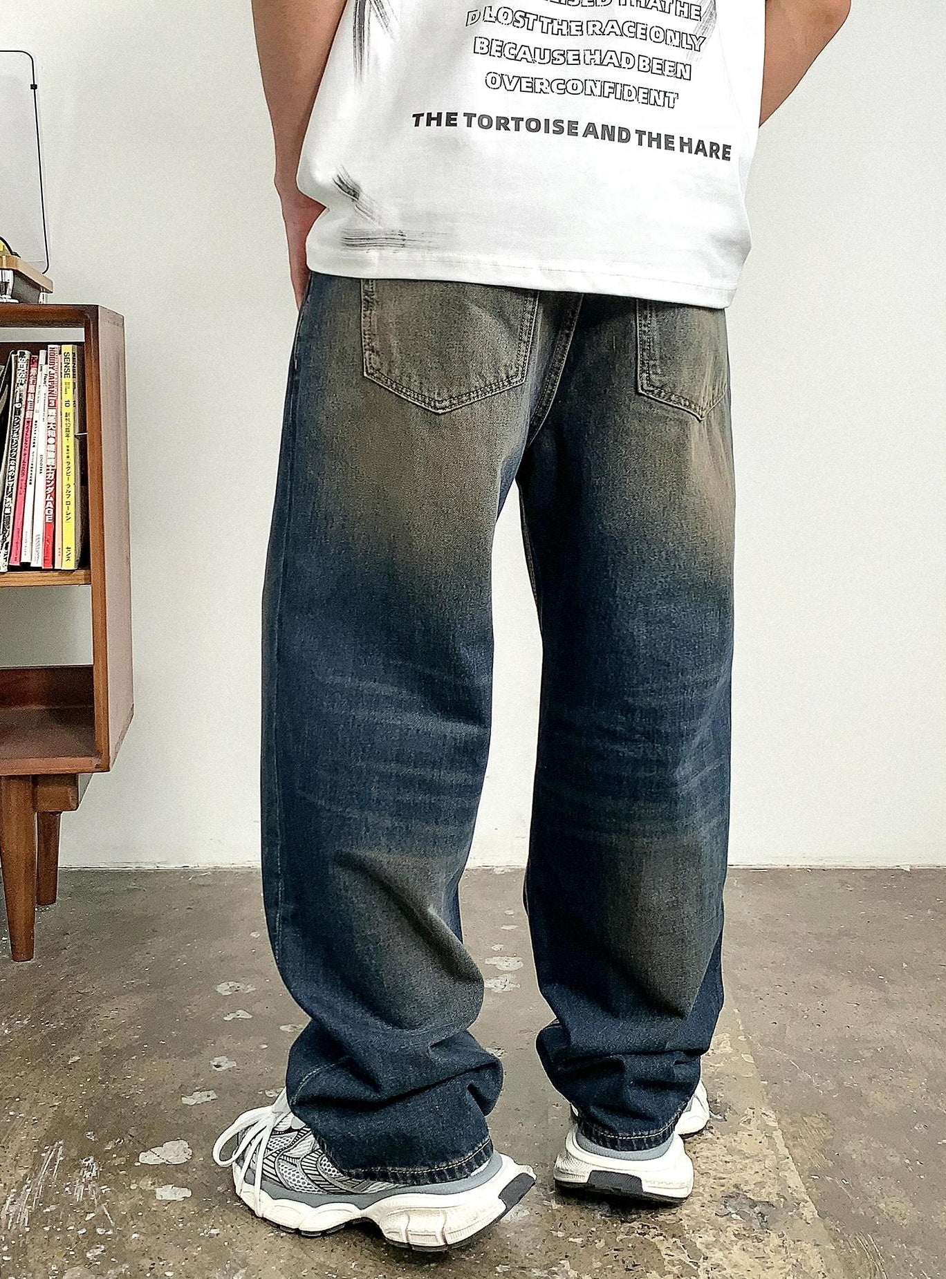 Vintage Blue Loose Jeans
