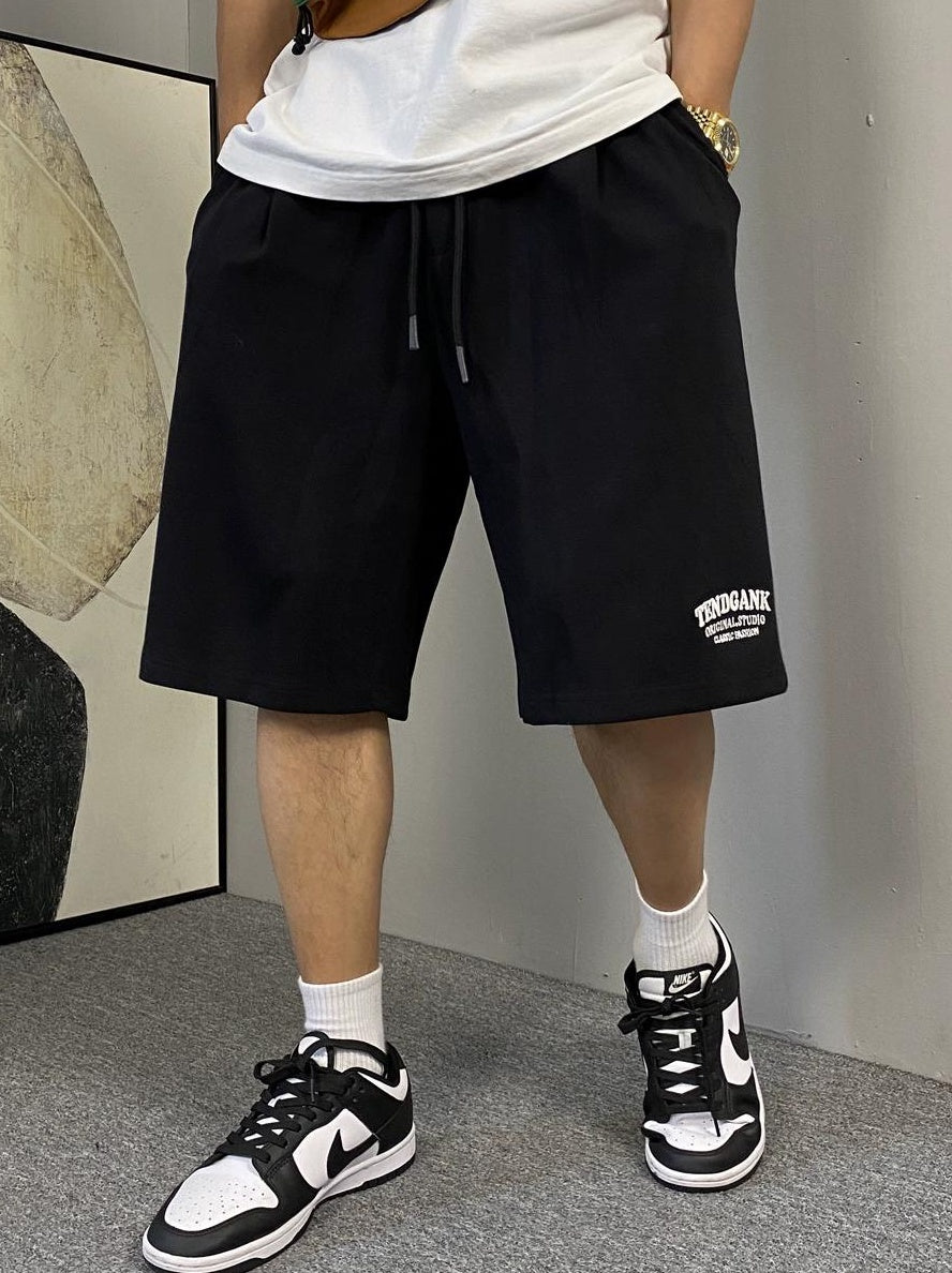 Embroidered sports shorts