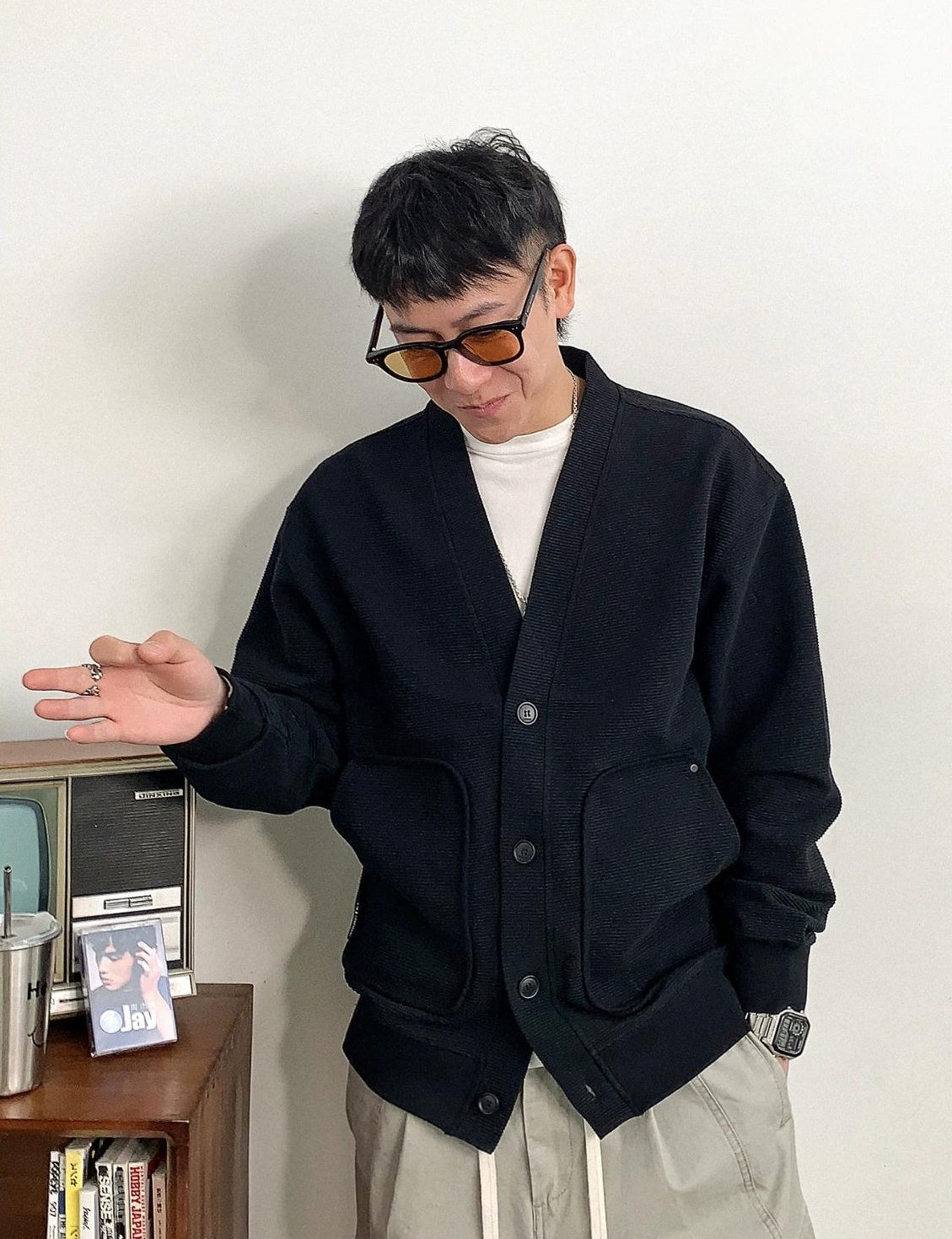 Lang V-Neck Cardigan