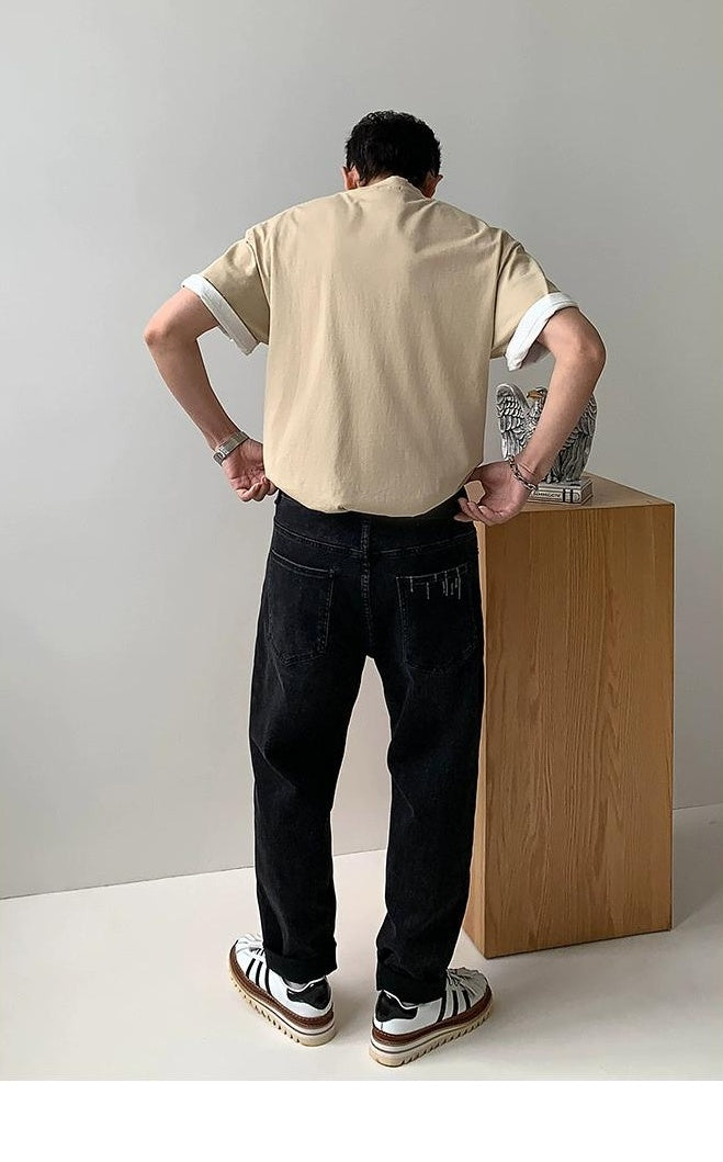 Cotton Casual Short-Sleeve T-Shirt