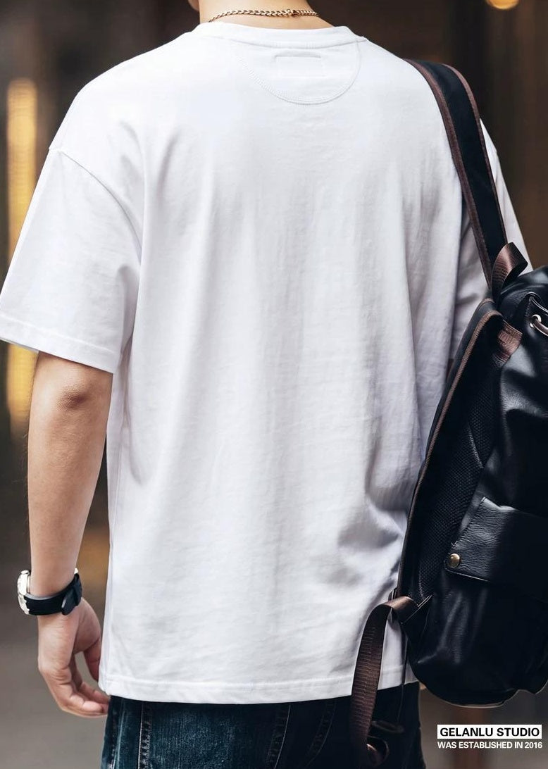 カジュアル オーバーサイズ クルーネック Tシャツ