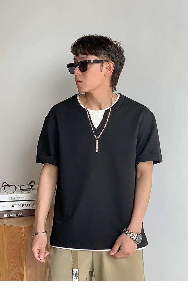 Casual Solid Color T-Shirt
