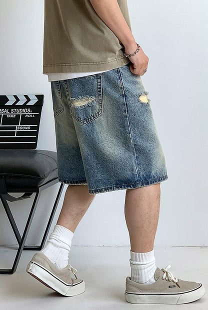 Summer Loose Jean Shorts