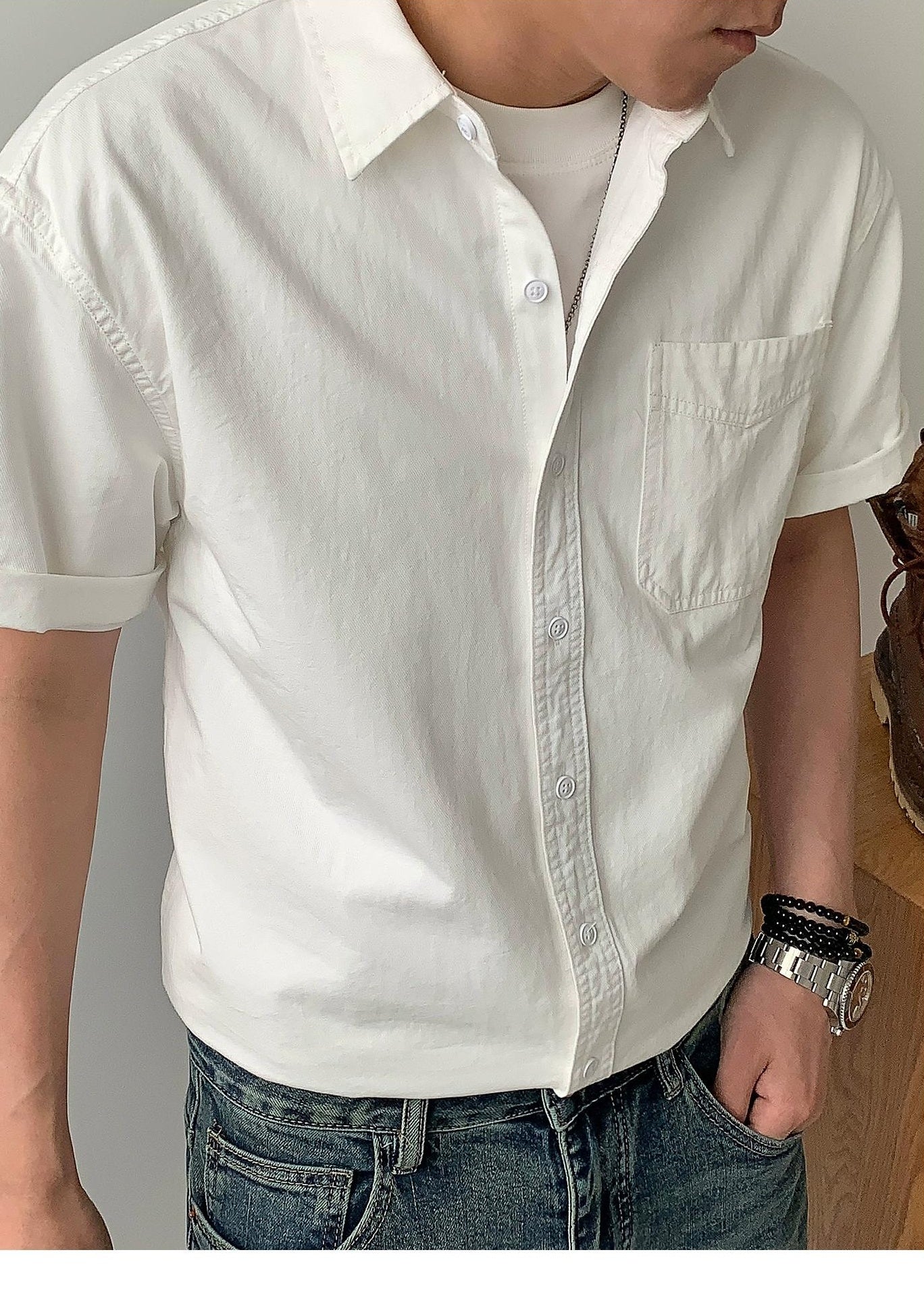 Breathable Casual Shirt Jacket