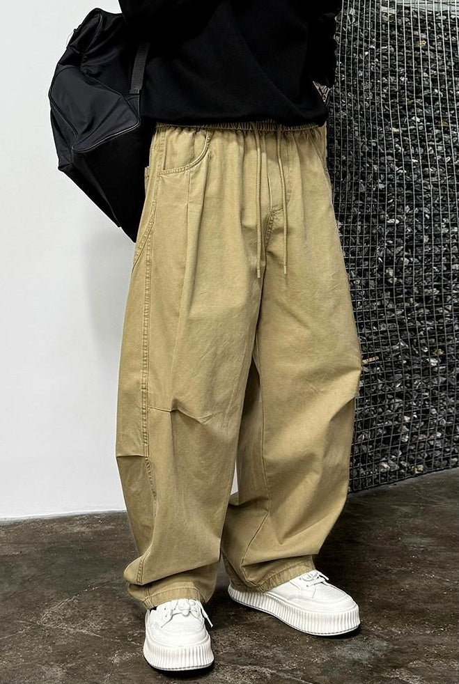 コージープリーツハーレムパンツ