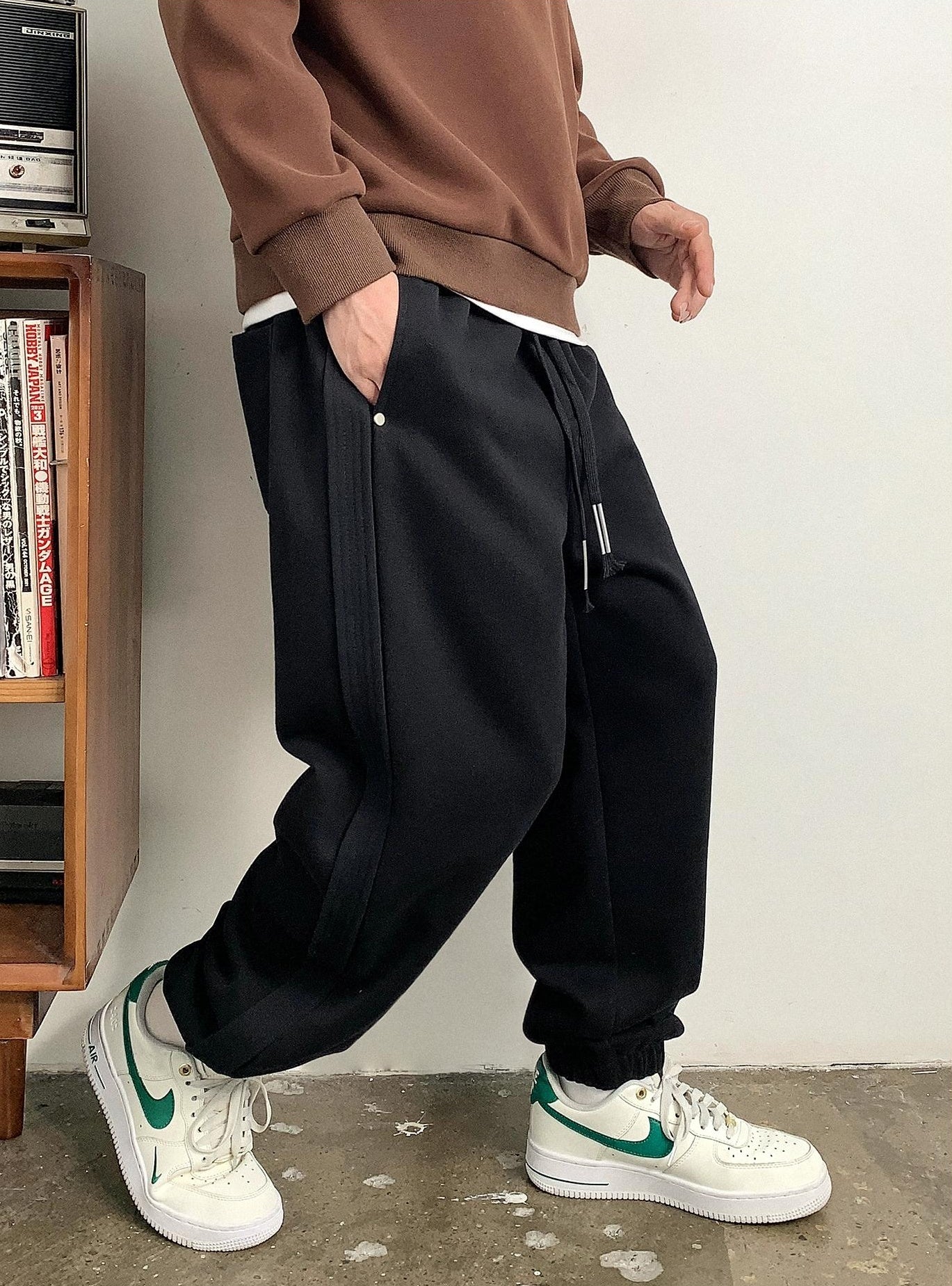 コージーサイドストライプパンツ