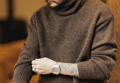Heavy Knit Turtleneck Sweater