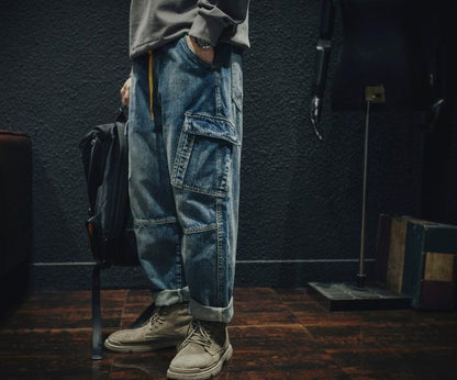 Retro Loose Work Jeans