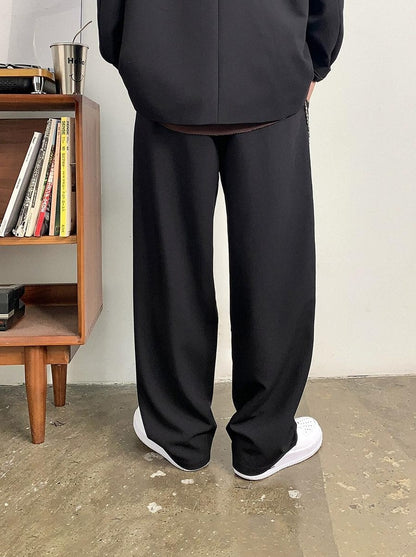 カジュアルルーズストレートパンツ