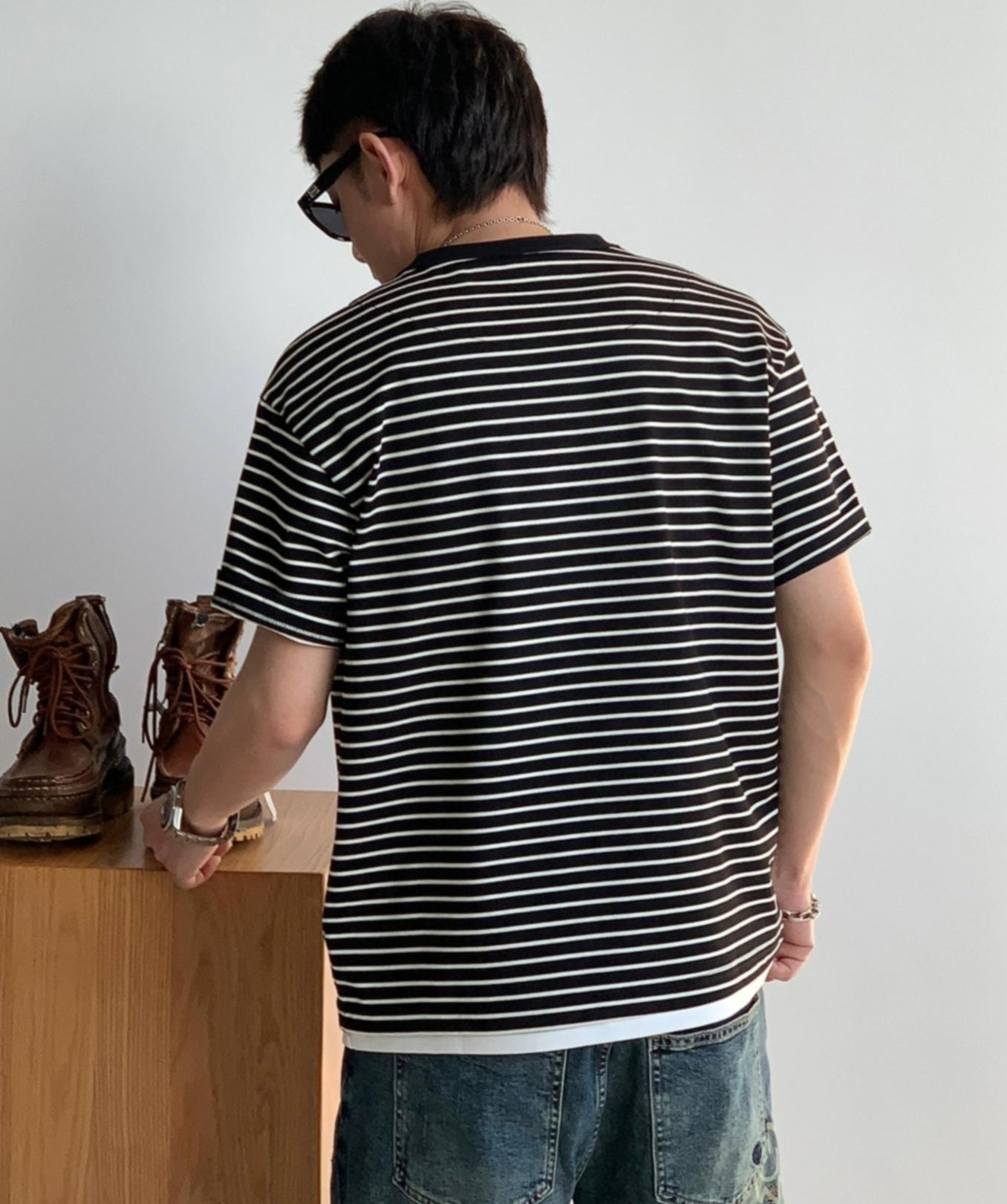 Striped Loose Fit Summer Tee
