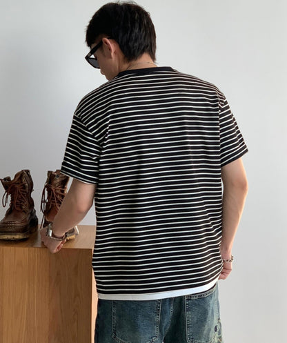 Striped Loose Fit Summer Tee
