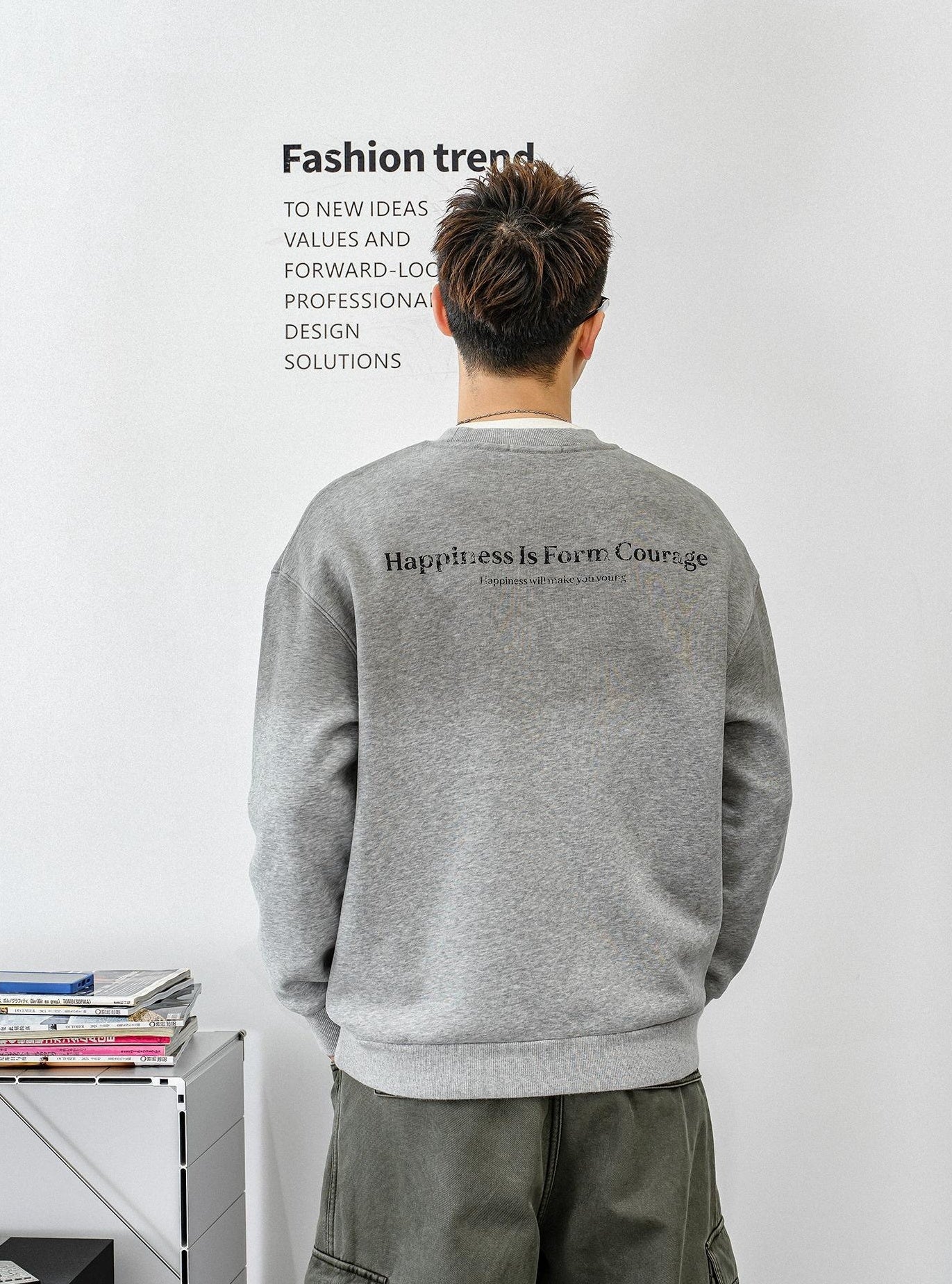 Fleece-lined casual shirt