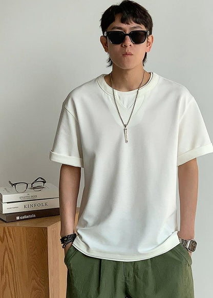 Casual Solid Color T-Shirt