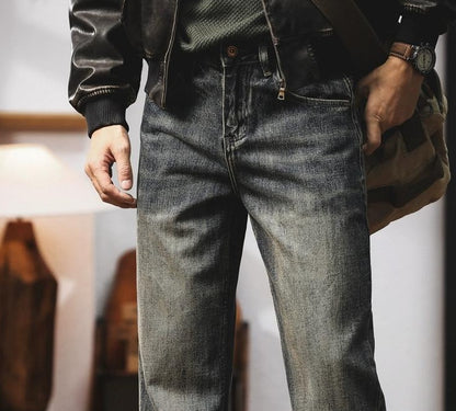 レトロヘビーウェイトワイドジーンズ